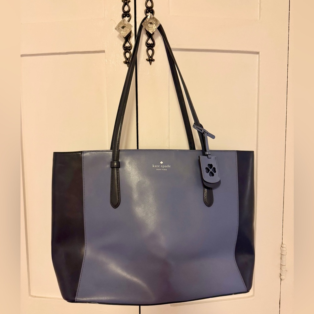 Kate Spade Two-Tone Blue and Navy Tote
